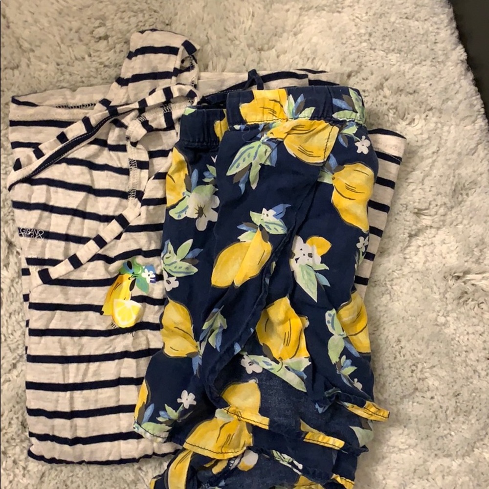 Gilligan & O’Malley Lemon pajamas